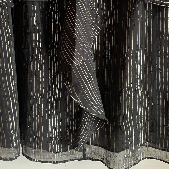 Lane Bryant Women's Size 26 Black Striped Tank Top - Picture 8 of 13